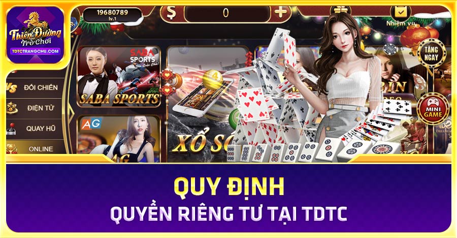 Quy định quyền riêng tư khi tham gia cổng game