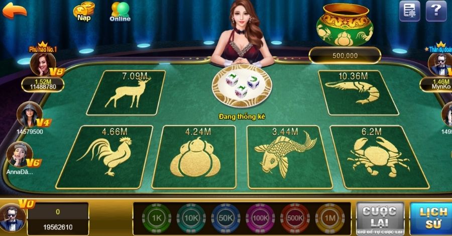 Người chơi hãy ghi nhớ các mặt xúc xắc trong game bầu cua online