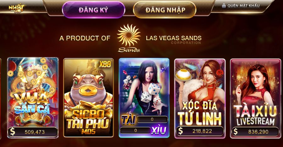 Sở hữu đa dạng đầu game ở các sảnh chơi tại Nhatvip